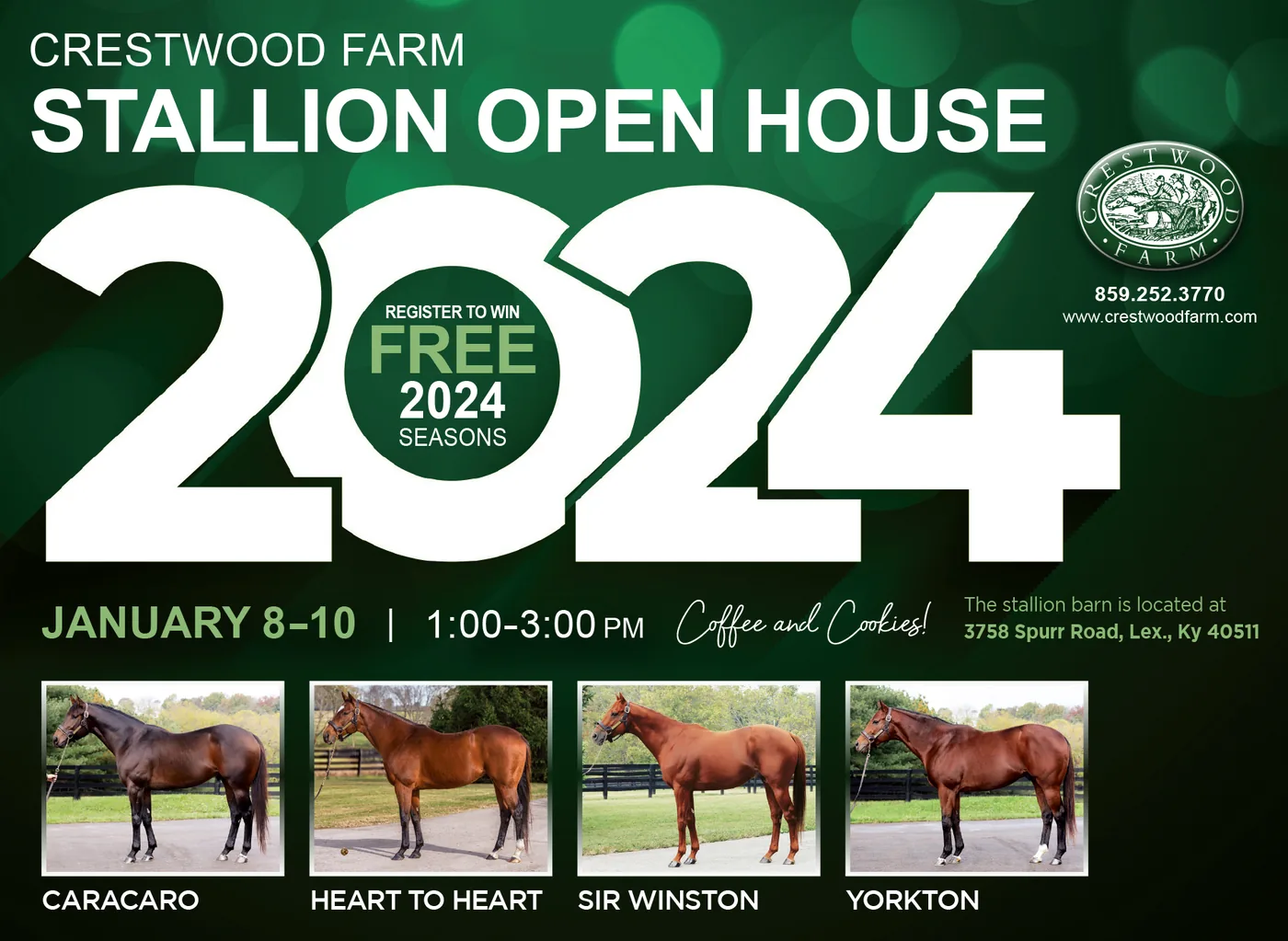 Stallion Open House Jan 8 – 10